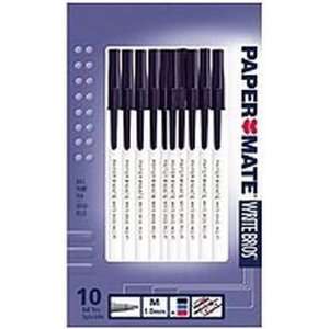  Write Bros Blue Black Pen, 10 Count (6 Pack) Health 