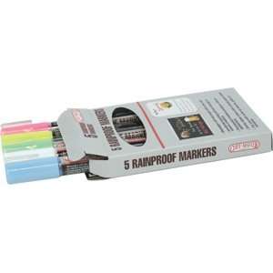  Wet Erase Markers Rainproof   Pack of 5