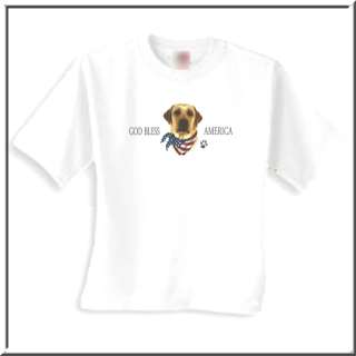 Bless America Yellow Lab Retriever Shirt S 2X,3X,4X,5X  