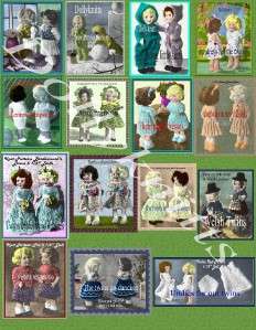 49 Patterns for the 6 1/2 inch Rosebud Doll. Mainly 2 ply yarn has 