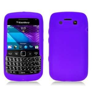 For Blackberry Curve 9380 Bold 9790 Accessory   Purple Silicon Soft 