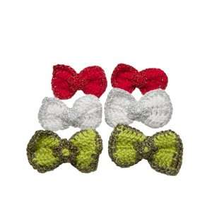  Hair Clips for Baby Girls and Kid Girls   Green / Red / White Beauty