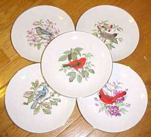 Royal Yarmouth American Songbird Plates EXC  