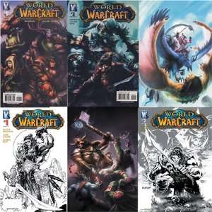  World of Warcraft Set of First Six Issues #1 #2 #3 #4 #5 