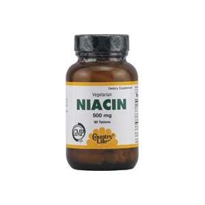  Country Life Niacin    500 mg   90 Tablets Health 