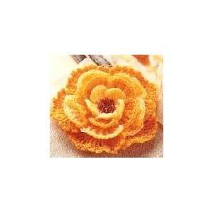  EmmyGrande Crochet Camellia (Orange) Arts, Crafts 
