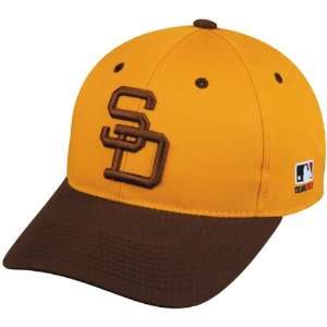  MLB Cooperstown YOUTH San Diego PADRES Gold/Brown Hat Cap 