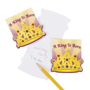  A King Is Born Notepads With Gems   Kids Stationery 