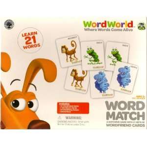  WordWorld Word Match Toys & Games