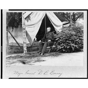  Major General D.B. Birney,in front of tent