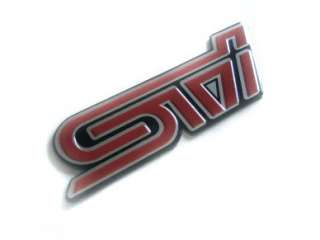 STi Aluminium Badge for subaru impreza s wrx awd spec r  