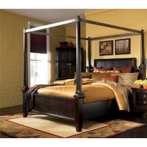  Martini Suite Cal King Poster Bed w/ Canopy by Ashley 