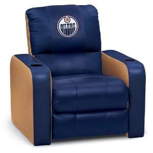  Edmonton Oilers Recliner   Dreamseat Home Theater Sports 