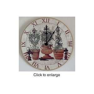  Topiary Wood Clock