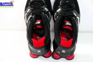   Shox Turbo 11 BS Running Shoes Black All Star Red PE 5.5Y Womens sz 7