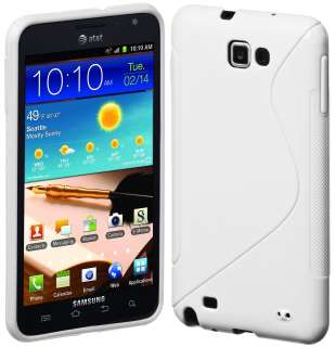 WHITE SLINE TPU CASE FOR SAMSUNG GALAXY NOTE AT&T LTE i717 
