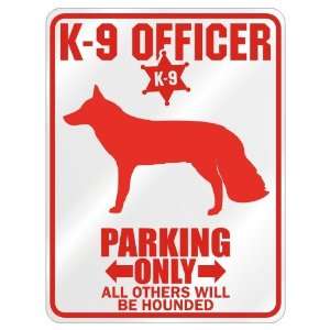  New  K 9 Officer  White German Shepherd Dog Parking Only 