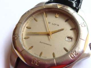 Bulova Swiss watch with glas bodum automatic all original Serialnr 