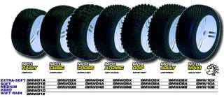 COMBO GRP (#GMW03X) X XSoft Tire Wheel for 1/8 Buggy  