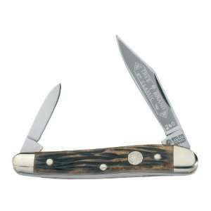  Boker 2 Blade Pocket Knife with Grand Canyon Bone Handle 
