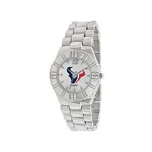 Gametime Houston Texans Womens Metal Link Bracelet Watch with Mother 
