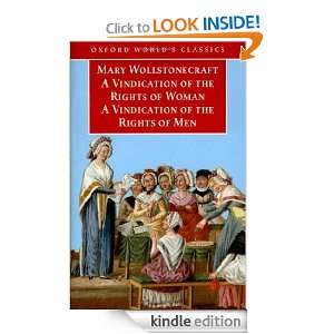   Vindication of the Rights of Woman Mary Wollstonecraft, Janet Todd