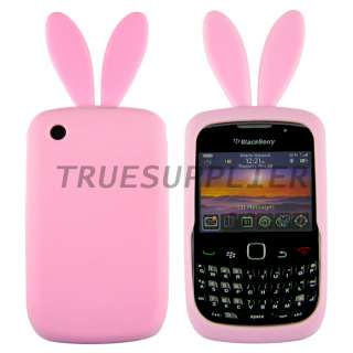Blackberry Curve 8520 9300 Silicone Back Case Cover Rabbit Design 3 