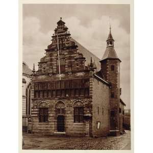  c1930 Stadhuis Town Hall Woerden Holland Photogravure 