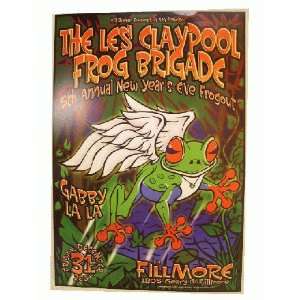 Les Claypool Poster The Fillmore Frog Brigade Primus