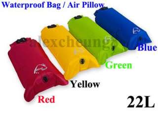 22L Waterproof Dry bag Air Pillow Canoe Floating Camp  
