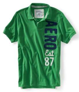 Aeropostale mens AERO est 87 polo shirt   Style # 2325  
