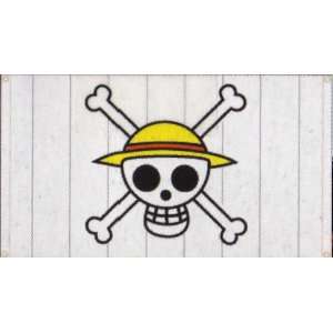  One Piece Flag Straw Hat Pirates (White) Toys & Games