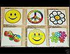 16 Sheets 60s Tie Dye Peace Love Temp Party Tattoos  