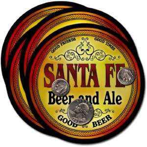 Santa Fe, TX Beer & Ale Coasters   4pk 