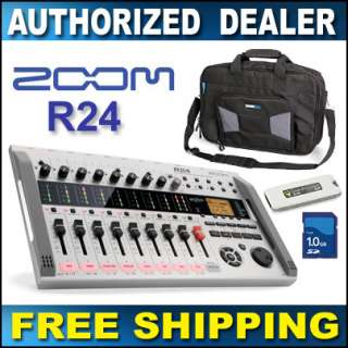 ZOOM R24 24 Track RECORDER INTERFACE CONTROLLER + BAG  
