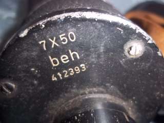 WW2 7x50 Leitz U Boat Binoculars  