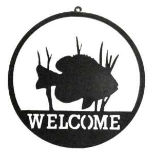  15 Bream Fish Metal Welcome Sign