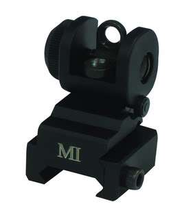 Midwest Industries A2 Flip Up Rear Sight (Black) (Picatinny) MCTARERS 