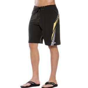 Oakley Go Mens Boardshort Beach Swimming Pants   Black/Yellow / Size 