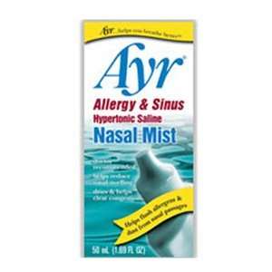 Ayr Allergy & Sinus Hypertonic Saline Nasal Mist Health 