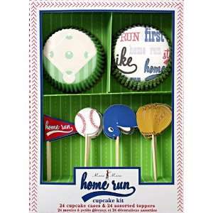 Meri Meri Home Run Baseball Cupcake Kit 