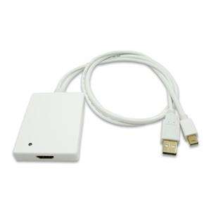 Mini Displayport +USB to HDMI adapter with Audio  