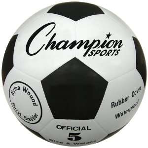  Rubber Soccer Balls (Size 5) by Olympia Sports   6 Pack 