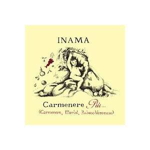  Inama Carmenere Piu 2008 750ML Grocery & Gourmet Food