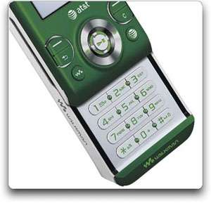  Sony Ericsson W580i Phone, Jungle Green (AT&T) Cell 