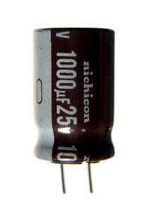 12pc Nichicon PE 1000uf 25v Electrolytic Capacitor 105C  
