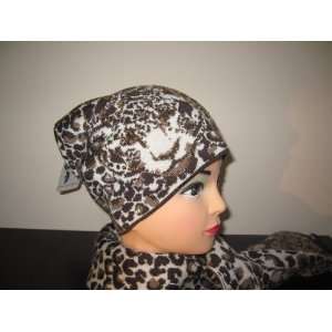  Leopard Winter Hat and Scarf 