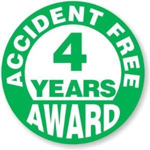  4 Years Accident Free Award Silver Reflective (3M 