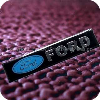 2739b1f1 ford aluminium alloy metal resin 3d chrome car plate badge 
