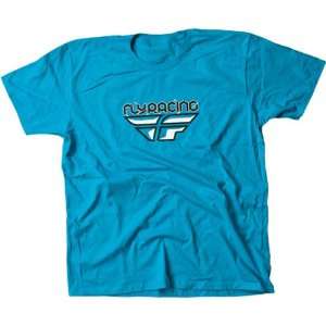 Fly Racing F Wing Mens Short Sleeve Race Wear Shirt   Turquoise 